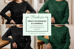 Long sleeve t-shirt mockup Product Image 1