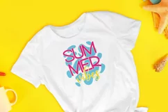 Summer Vibes sublimation png design, summer t shirt design. Product Image 4