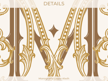 MM Wedding Monogram Logo | Elegant Initials Vector Product Image 7