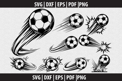 Soccer Ball Motion SVG design Product Image 1