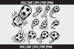 Soccer Ball Motion SVG design Product Image 2