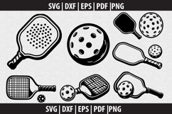 Pickleball Vector SVG logo Design Product Image 2