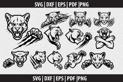 Cougars SVG Silhouette design Product Image 1