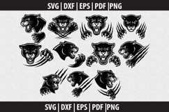 Panther SVG Silhouette design Product Image 1