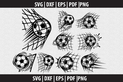 Soccer Ball Net Goal SVG design Product Image 2