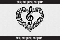 Treble clef notes SVG | Marching Band Shirt |Music Notes Product Image 2