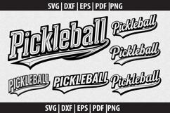 Pickleball Vector SVG logo Design Product Image 2