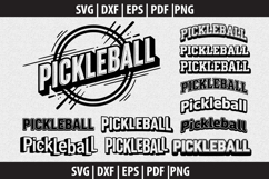 Pickleball Vector SVG logo Design Product Image 2