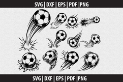 Soccer Ball Motion SVG design Product Image 2