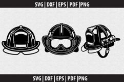 Firefighter SVG Silhouette design Product Image 2