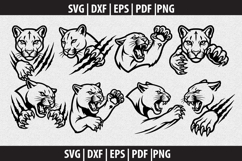Cougars SVG Silhouette design Product Image 1