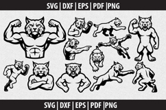 Wildcats SVG Silhouette design Product Image 1