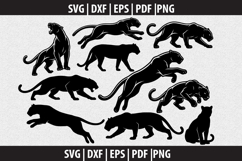 Panther SVG Silhouette design Product Image 1