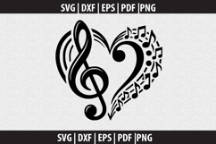 Treble clef notes SVG | Marching Band Shirt |Music Notes Product Image 2