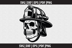 Firefighter SVG Silhouette design Product Image 2