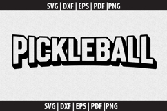 Pickleball Vector SVG logo Design Product Image 3