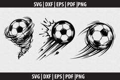 Soccer Ball Motion SVG design Product Image 3
