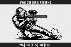 Paintball ball SVG Silhouette design Product Image 1