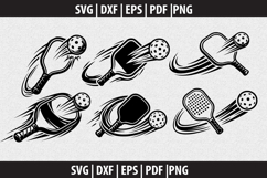 Pickleball Vector SVG logo Design Product Image 2
