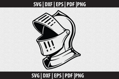 Knight mascot silhouette Svg file cut file Product Image 2