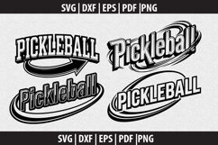 Pickleball Vector SVG logo Design Product Image 2