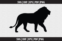 Lion SVG Silhouette design Product Image 2