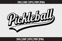Pickleball Vector SVG logo Design Product Image 3