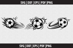 Soccer Ball Motion SVG design Product Image 2
