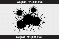 Paintball ball SVG Silhouette design Product Image 2