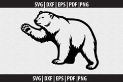Polar bear SVG Silhouette design Product Image 2