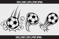 Soccer Ball Motion SVG design Product Image 1