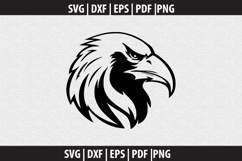 Raven bird SVG Silhouette design Product Image 2