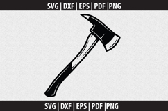 Firefighter SVG Silhouette design Product Image 2