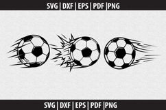 Soccer Ball Motion SVG design Product Image 2