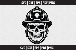 Firefighter SVG Silhouette design Product Image 2