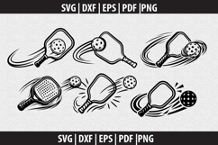 Pickleball Vector SVG logo Design Product Image 2