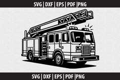 Firefighter SVG Silhouette design Product Image 2