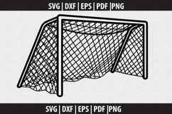 Soccer Goal Net SVG design Product Image 1
