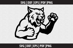 Wildcats SVG Silhouette design Product Image 2