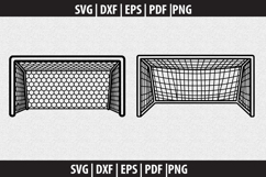Soccer Goal Net SVG design Product Image 3