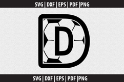 Alphabets soccer SVG design Product Image 3