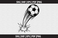 Soccer Ball Motion SVG design Product Image 1