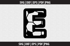 Alphabets soccer SVG design Product Image 3