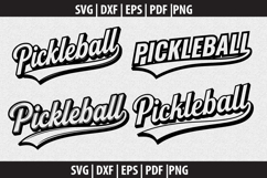 Pickleball Vector SVG logo Design Product Image 1