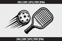 Pickleball Vector SVG logo Design Product Image 3