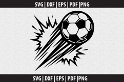Soccer Ball Motion SVG design Product Image 3