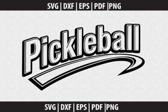 Pickleball Vector SVG logo Design Product Image 3