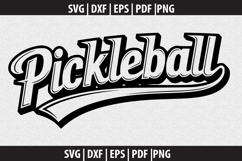 Pickleball Vector SVG logo Design Product Image 5