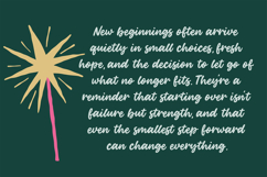 MIDNIGHT MARTINI Cursive Brush Handwriting Font Product Image 2