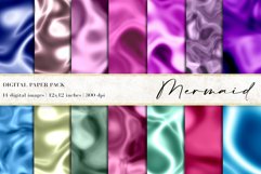 Mermaid Digital Papers Product Image 1